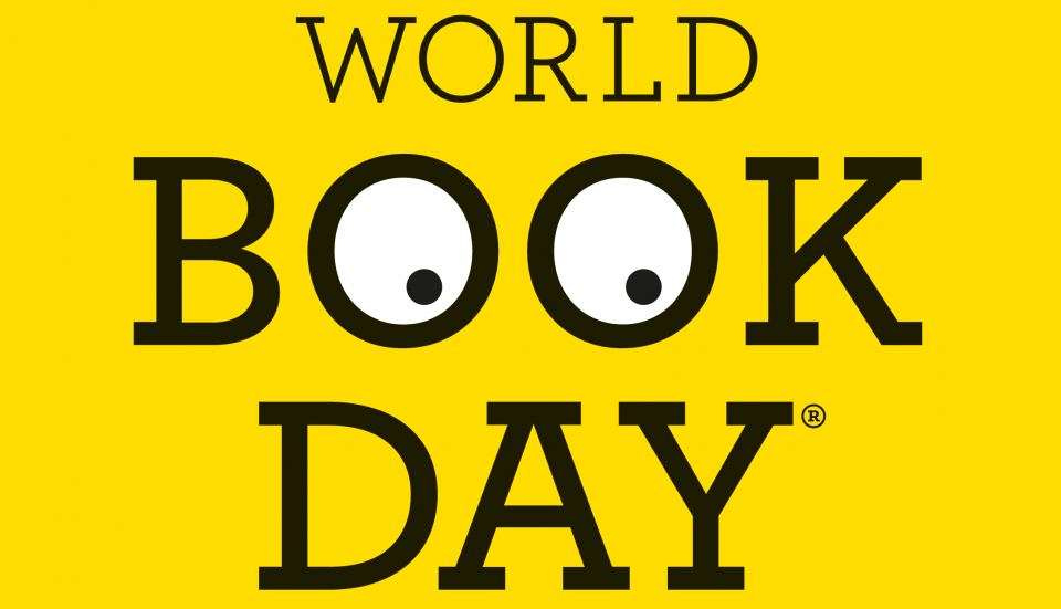 World Book Day logo and text