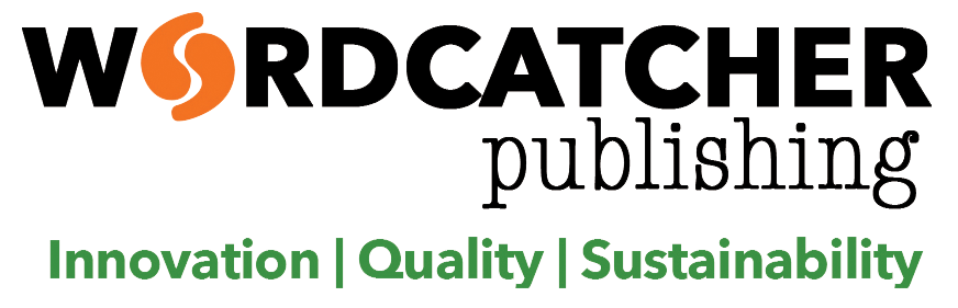 Text logo 'Wordcatcher publishing - Innovation, Quality, Sustainability'