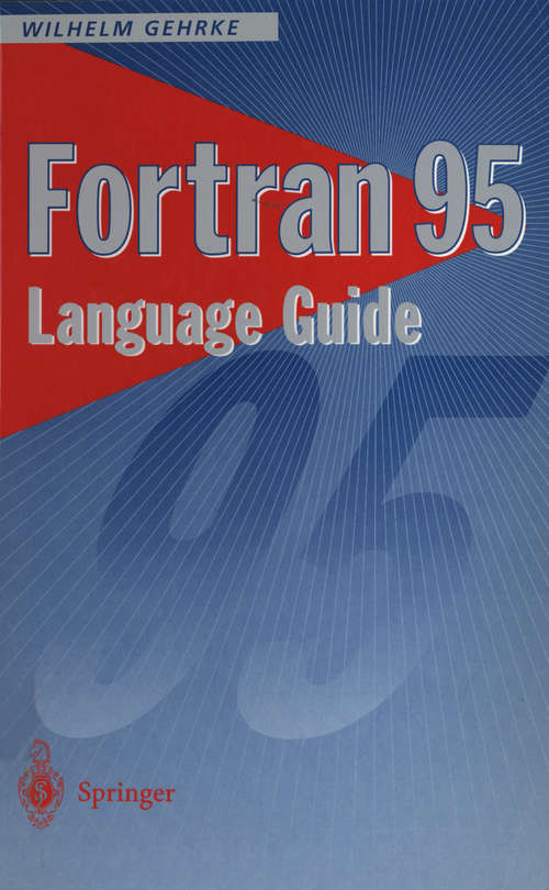 Book cover of Fortran 95 Language Guide (1996)