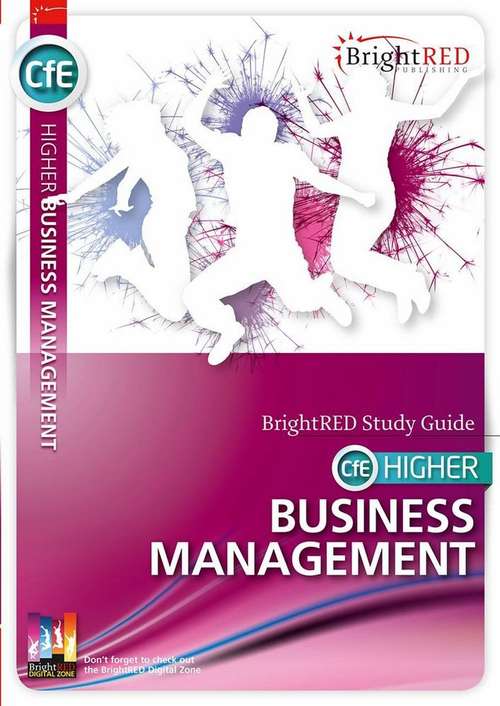 Book cover of BrightRED Study Guide: CfE Higher Business Management (PDF)
