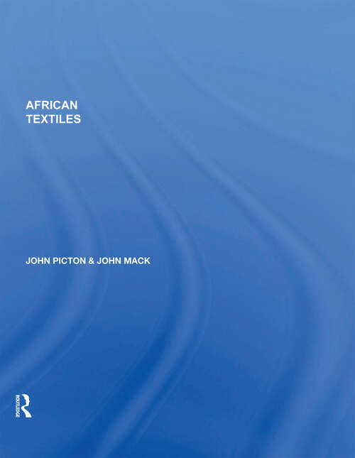 Book cover of African Textiles