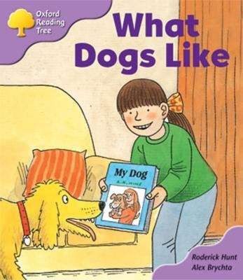 Book cover of Oxford Reading Tree, Stage 1+, First Sentences: What Dogs Like (2008 edition) (PDF)