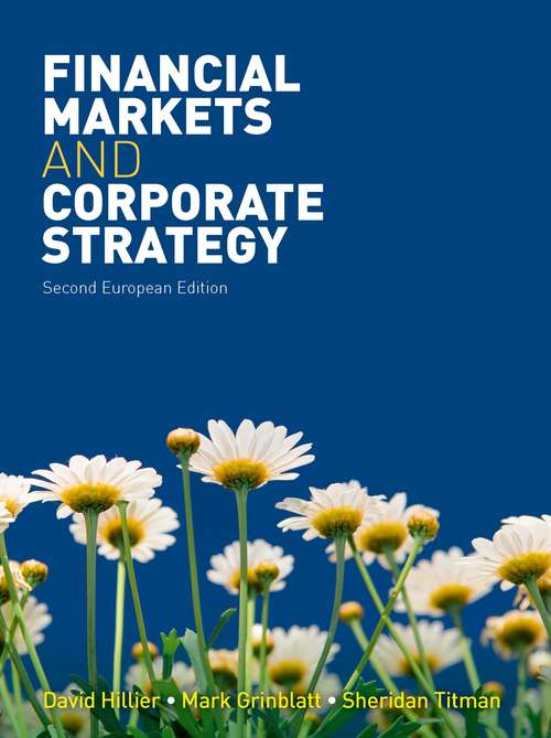 Book cover of Financial Markets and Corporate Strategy European Edition 2e