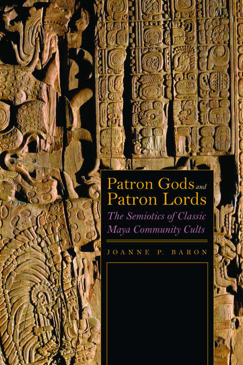 Book cover of Patron Gods and Patron Lords: The Semiotics of Classic Maya Community Cults