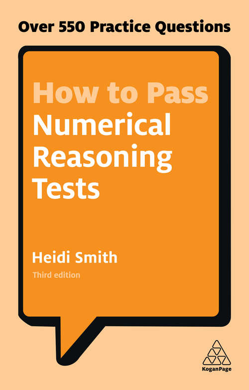 Book cover of How to Pass Numerical Reasoning Tests