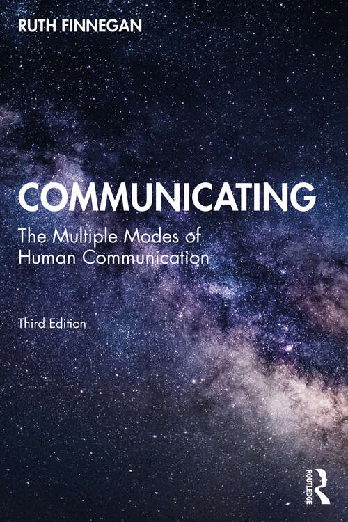 Book cover of Communicating: The Multiple Modes of Human Communication