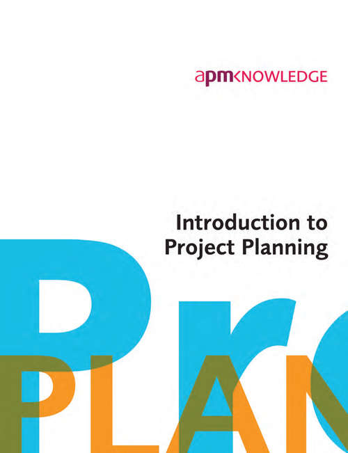 Book cover of Introduction to Project Planning