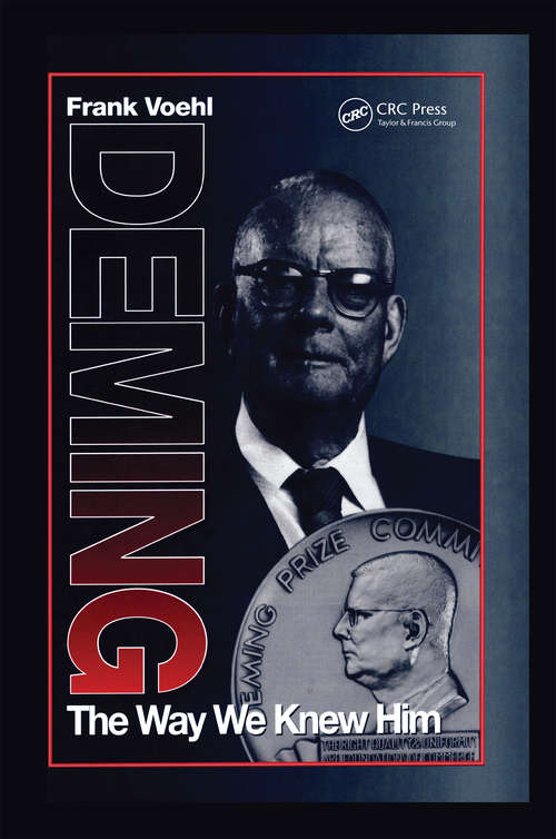 Book cover of Deming The Way We Knew Him