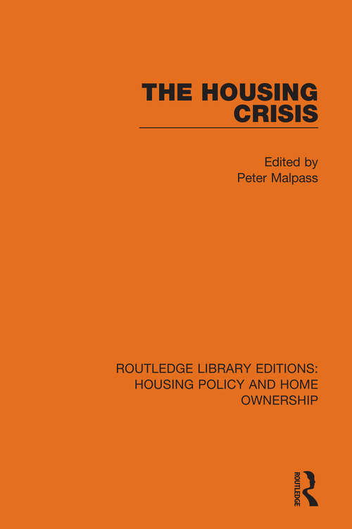 Book cover of The Housing Crisis