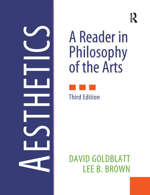 Book cover of Aesthetics: A Reader in Philosophy of the Arts