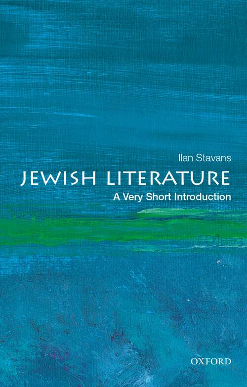 Book cover of Jewish Literature: A Very Short Introduction (Very Short Introductions)