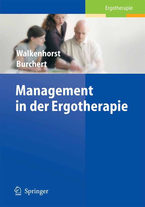 Book cover of Management in der Ergotherapie (2005)