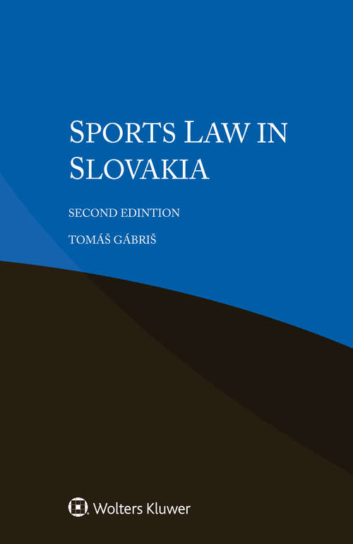 Book cover of Sports Law in Slovakia