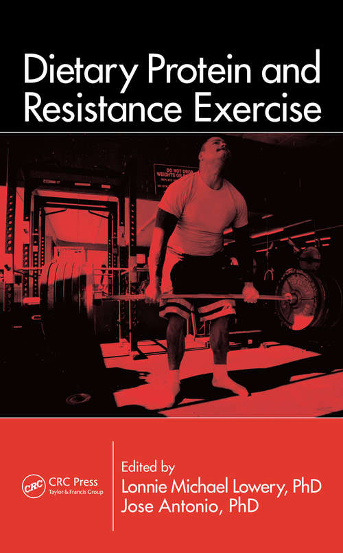 Book cover of Dietary Protein and Resistance Exercise
