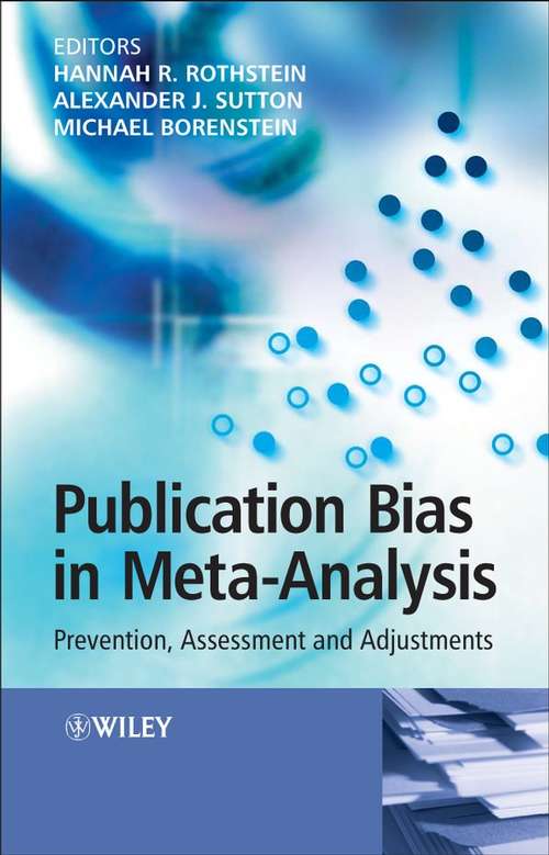 Book cover of Publication Bias in Meta-Analysis: Prevention, Assessment and Adjustments