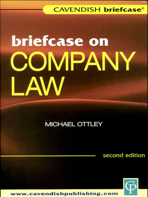 Book cover of Briefcase on Company Law (Briefcase Series)