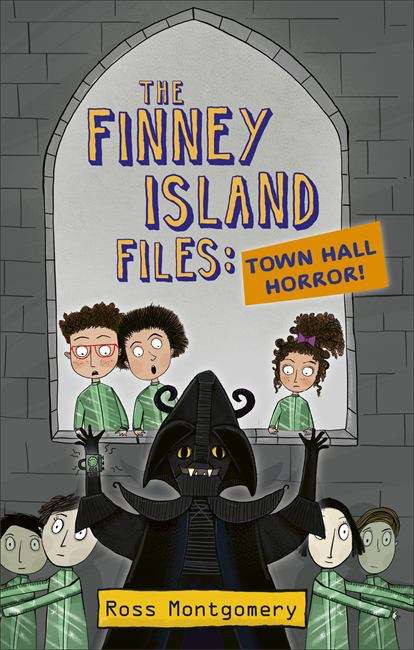 Book cover of Reading Planet KS2 - The Finney Island Files: Town Hall Horror! - Level 3: Venus/Brown band (Rising Stars Reading Planet (PDF))