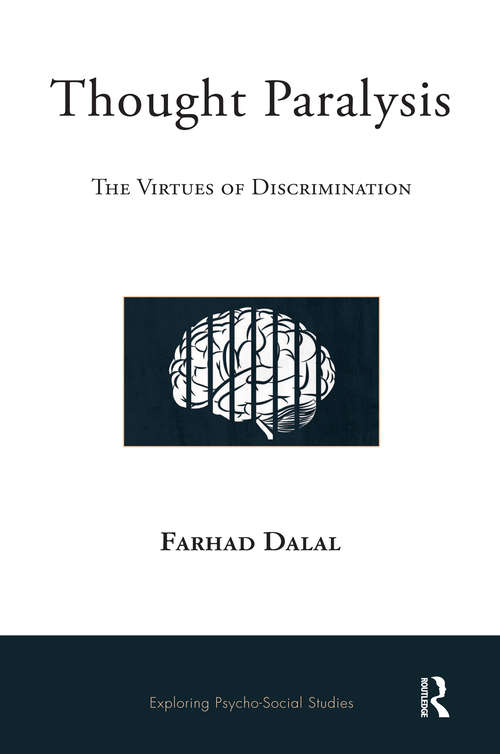 Book cover of Thought Paralysis: The Virtues of Discrimination