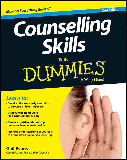 Book cover of Counselling Skills For Dummies (2)