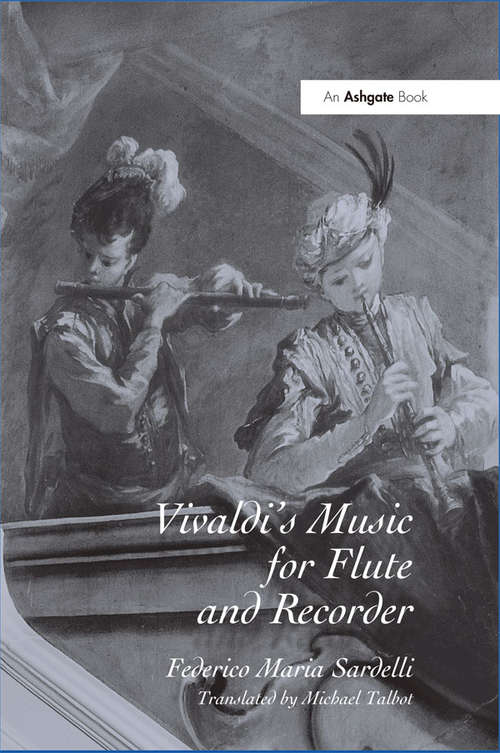 Book cover of Vivaldi's Music for Flute and Recorder