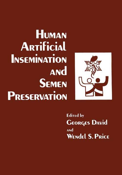 Book cover of Human Artificial Insemination and Semen Preservation (1980)