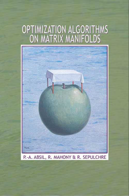 Book cover of Optimization Algorithms on Matrix Manifolds