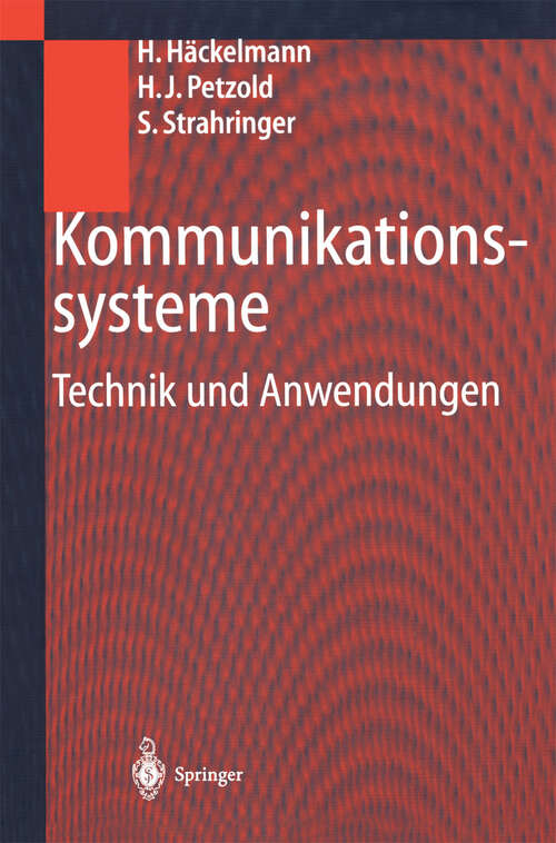 Book cover of Kommunikationssysteme: Technik und Anwendungen (2000)