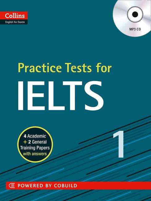 Book cover of Practice Tests for IELTS 1 (PDF) (Collins English For Exams Ser.)