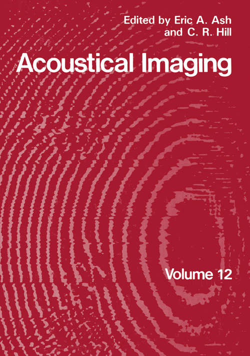 Book cover of Acoustical Imaging (1982) (Acoustical Imaging #12)