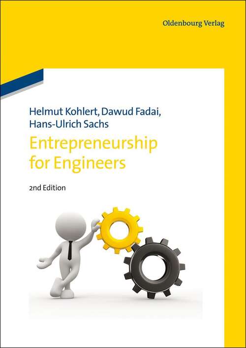 Book cover of Entrepreneurship For Engineers