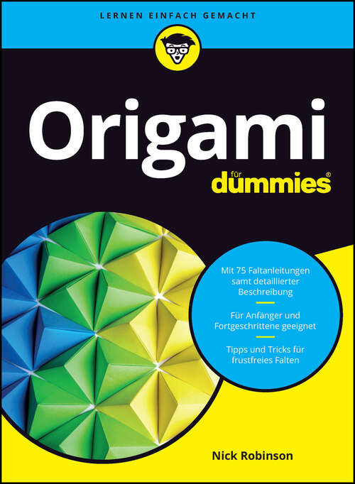 Book cover of Origami für Dummies (Für Dummies)