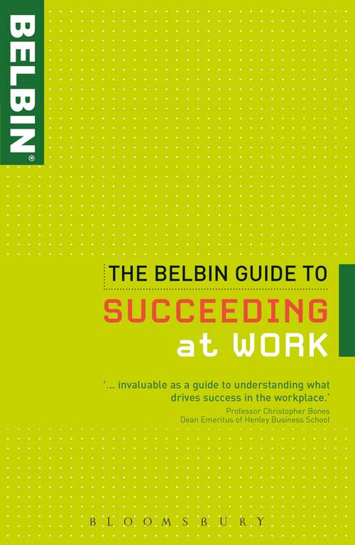 Book cover of The Belbin Guide to Succeeding at Work