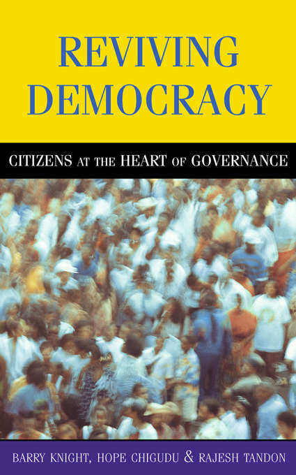 Book cover of Reviving Democracy: Citizens at the Heart of Governance