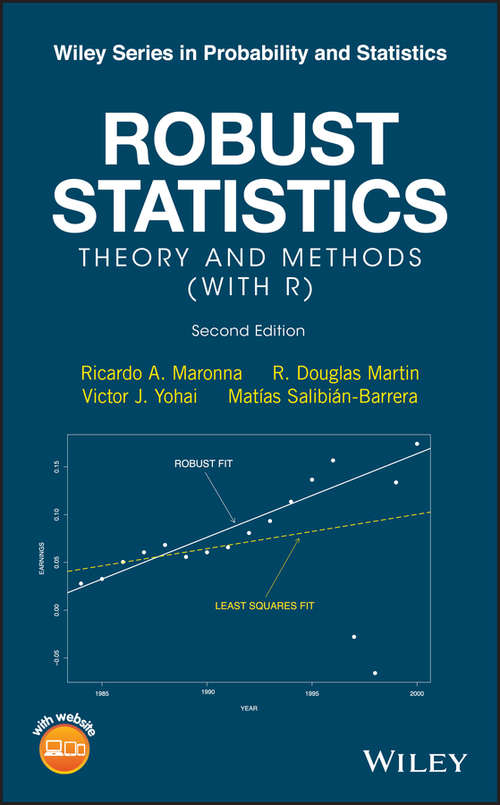 Book cover of Robust Statistics: Theory and Methods (with R) (2) (Wiley Series in Probability and Statistics)