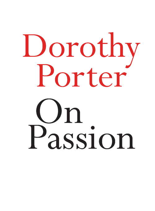 Book cover of On Passion (On Series)