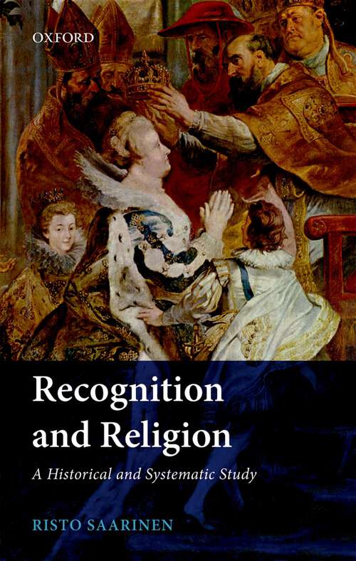 Book cover of Recognition and Religion: A Historical and Systematic Study