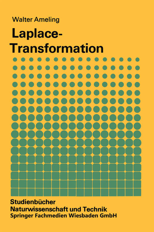 Book cover of Laplace-Transformation (3. Aufl. 1984)