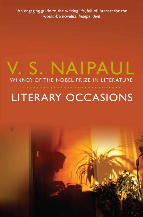 Book cover of Literary Occasions: Essays