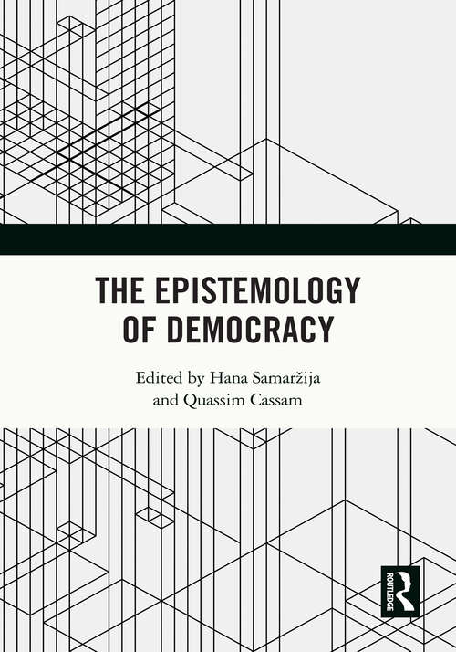 Book cover of The Epistemology of Democracy