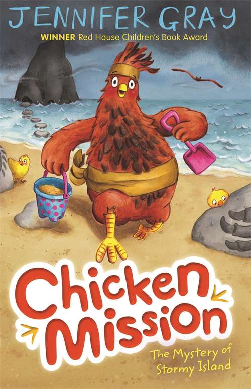 Book cover of Chicken Mission: The Mystery of Stormy Island (Main) (Chicken Mission #4)