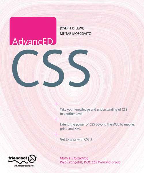 Book cover of AdvancED CSS (1st ed.)