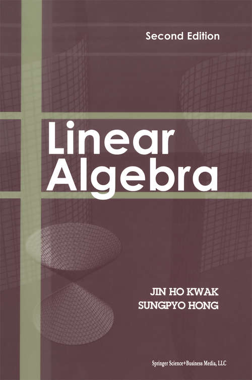 Book cover of Linear Algebra (2nd ed. 2004)