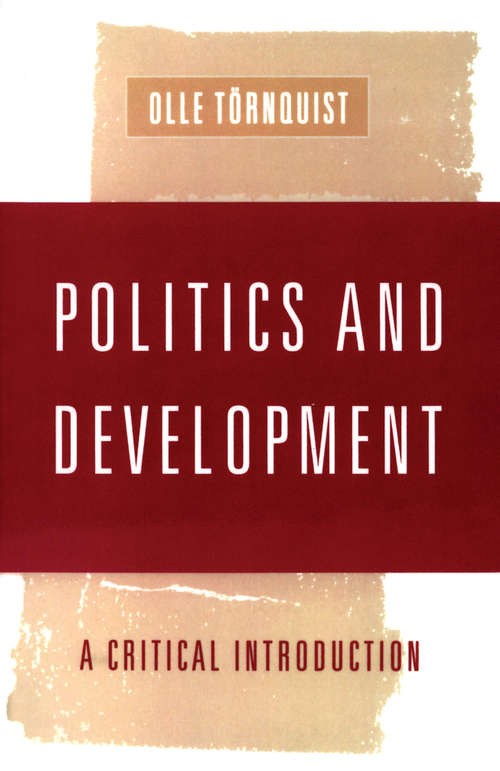 Book cover of Politics and Development: A Critical Introduction (PDF)