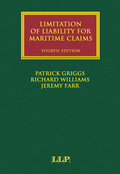 Book cover of Limitation of Liability for Maritime Claims (4)