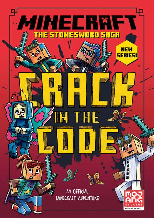 Book cover of Minecraft: Crack in the Code! (Stonesword Saga #1)