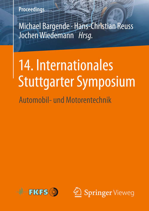 Book cover of 14. Internationales Stuttgarter Symposium: Automobil- und Motorentechnik (2014) (Proceedings)