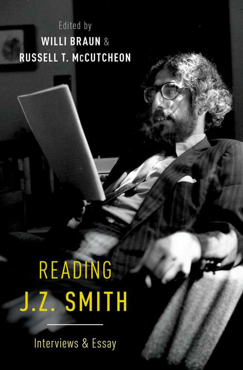Book cover of Reading J. Z. Smith: Interviews & Essay