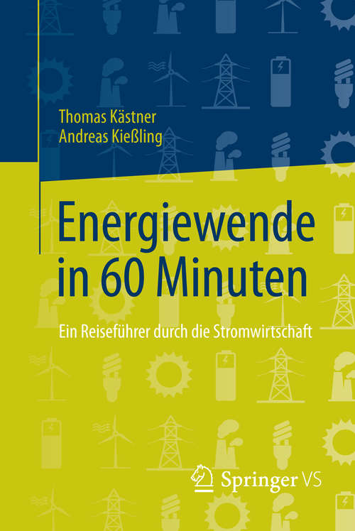 Book cover of Energiewende in 60 Minuten: Ein Reiseführer durch die Stromwirtschaft (1. Aufl. 2016)