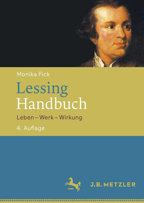 Book cover of Lessing-Handbuch: Leben – Werk – Wirkung (4. Aufl. 2016)