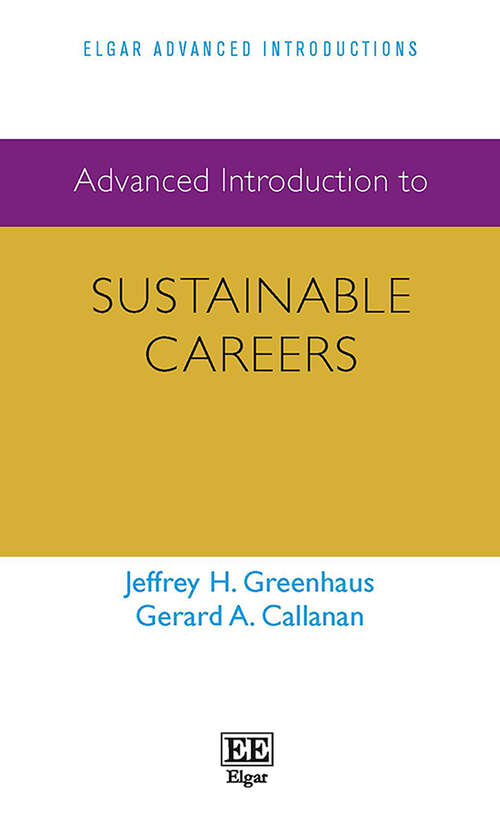 Book cover of Advanced Introduction to Sustainable Careers (Elgar Advanced Introductions series)